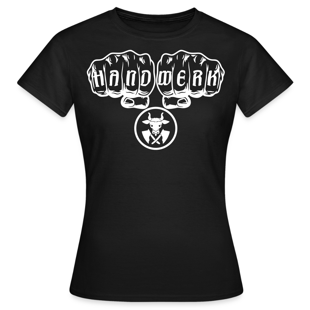 Frauen T-Shirt "Metzger" Schwarz Frauen T-Shirt