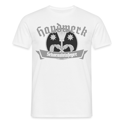 Unisex T-Shirt "Schornsteinfeger" Weiß Männer T-Shirt
