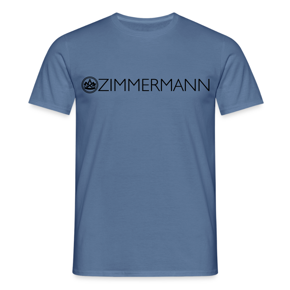 Unisex T-Shirt "Zimmermann" Taubenblau Männer T-Shirt