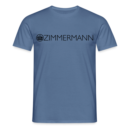 Unisex T-Shirt "Zimmermann" - Taubenblau 