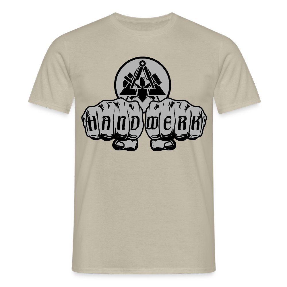 Unisex T-Shirt "Maurer" Sandbeige Männer T-Shirt