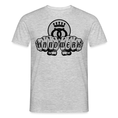 Unisex T-Shirt "Bäcker" Grau meliert Männer T-Shirt