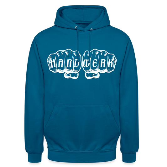 Unisex Hoodie "Handwerk" Tiefseeblau Unisex Hoodie