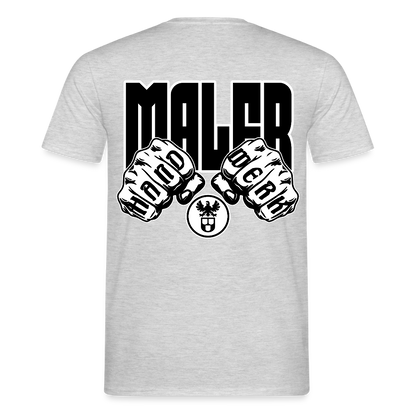Unisex T-Shirt "Maler" Grau meliert Männer T-Shirt