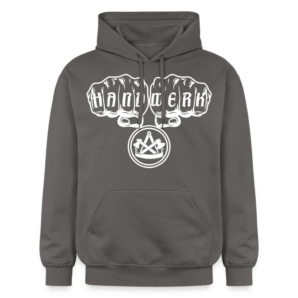 Gildan Unisex Softstyle® "Zimmermann" Dunkelgrau Gildan Unisex Softstyle® Midweight Hoodie