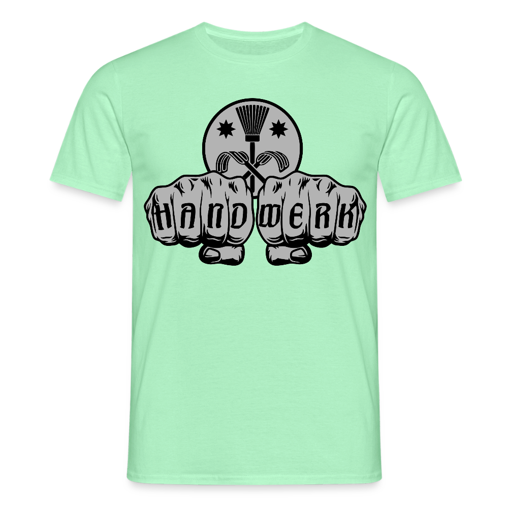 Unisex T-Shirt "Schornsteinfeger" Mintgrün Männer T-Shirt