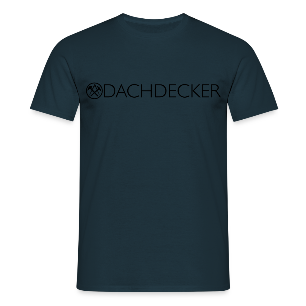 Unisex T-Shirt "Dachdecker" Navy Männer T-Shirt
