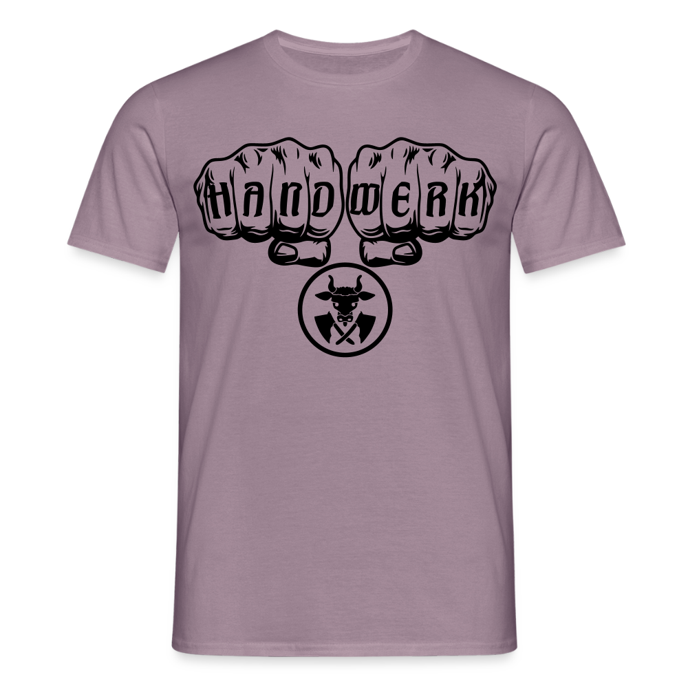 Unisex T-Shirt "Metzger" Lilagrau Männer T-Shirt