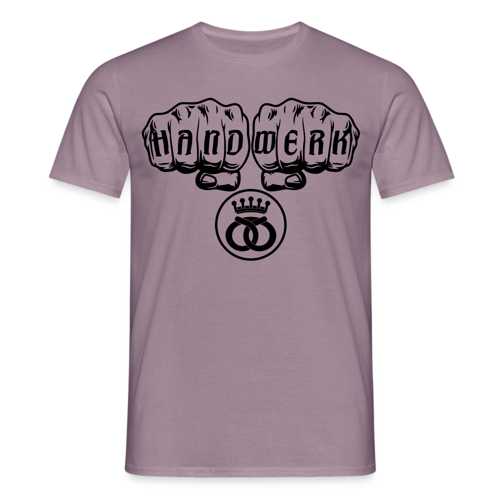 Unisex T-Shirt "Bäcker" Lilagrau Männer T-Shirt