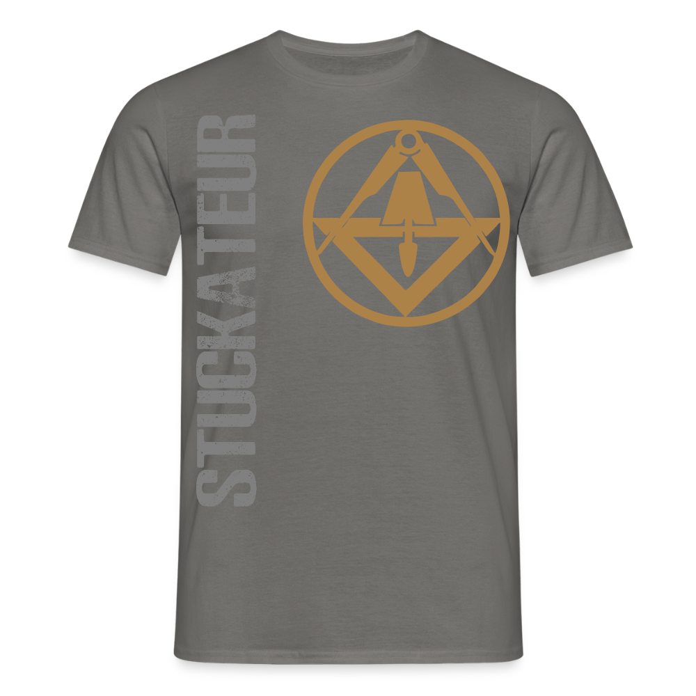 Unisex T-Shirt "Stuckateur" Graphit Männer T-Shirt