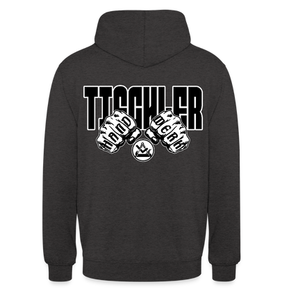 Unisex Hoodie "Tischler" (beidseitig bedruckt) Anthrazit Unisex Hoodie