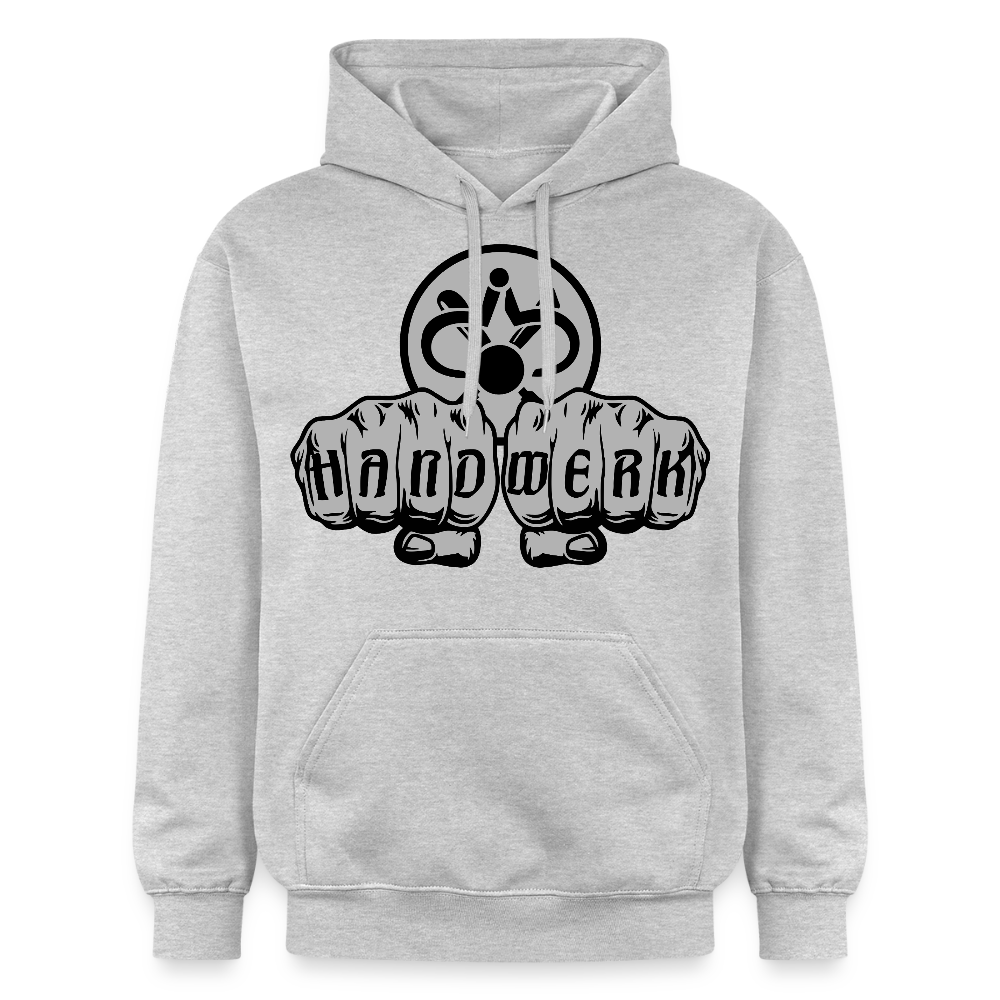 Gildan Unisex Softstyle® "Drechsler" Hellgrau meliert Gildan Unisex Softstyle® Midweight Hoodie