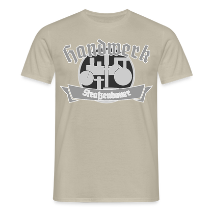 Unisex T-Shirt "Strassenbauer" Sandbeige Männer T-Shirt