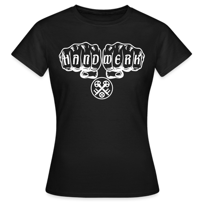 Frauen T-Shirt "Schlosser" Schwarz Frauen T-Shirt