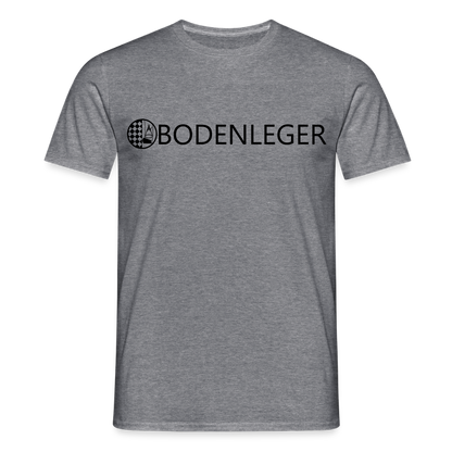 Unisex T-Shirt "Bodenleger" Graphit meliert Männer T-Shirt
