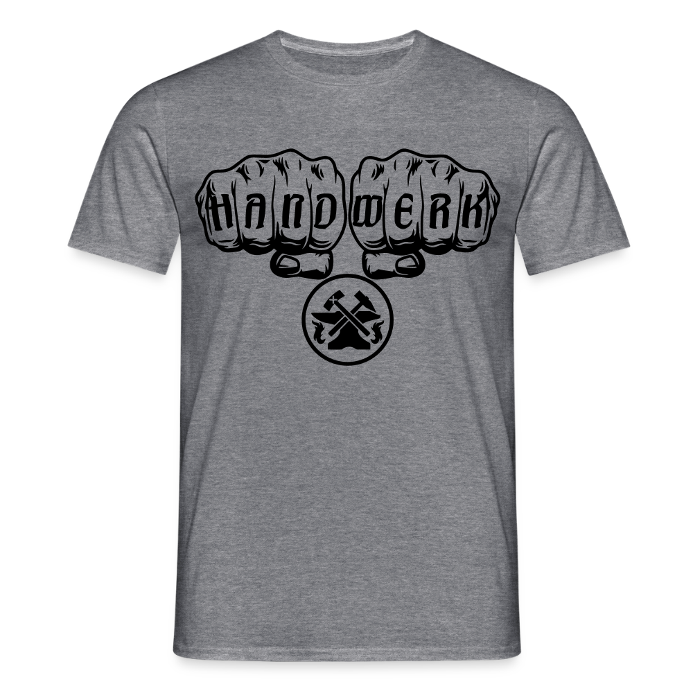 Unisex T-Shirt "Metallbauer" Graphit meliert Männer T-Shirt