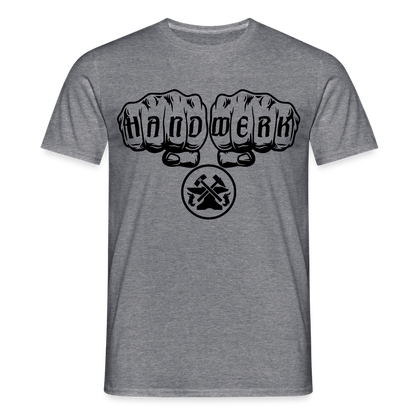 Unisex T-Shirt "Metallbauer" Graphit meliert Männer T-Shirt