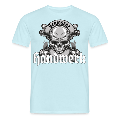 Unisex T-Shirt "Skull-Schlosser" Sky Männer T-Shirt