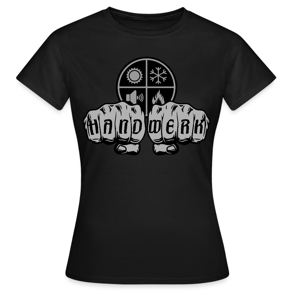 Frauen T-Shirt "Isolierer" Schwarz Frauen T-Shirt