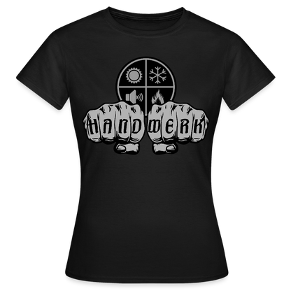 Frauen T-Shirt "Isolierer" Schwarz Frauen T-Shirt