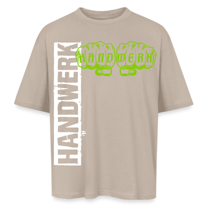 Oversized Unisex T-Shirt "Handwerk" Sahara Oversized Unisex T-Shirt