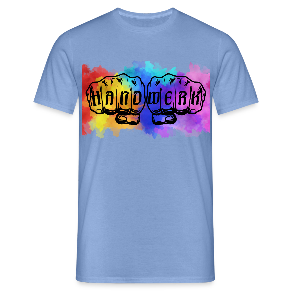 Unisex T-Shirt "Splash-Handwerk" carolina blue Männer T-Shirt
