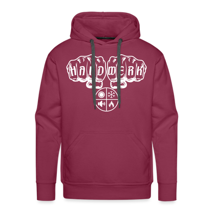 Männer Premium Hoodie "Isolierer" Bordeaux Männer Premium Hoodie
