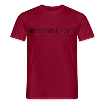 Unisex T-Shirt "Fliesenleger" Ziegelrot Männer T-Shirt