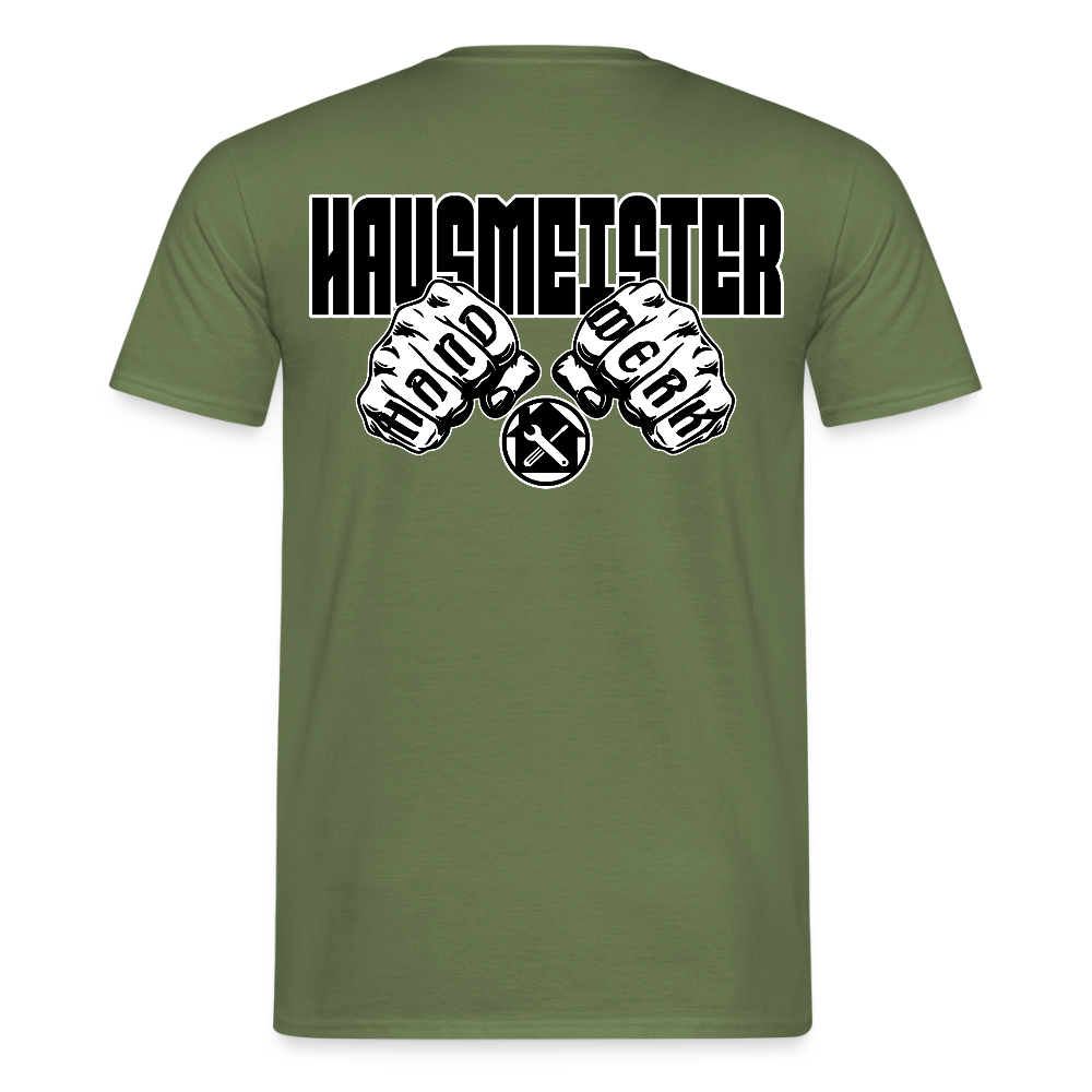 Unisex T-Shirt "Hausmeister" Militärgrün Männer T-Shirt