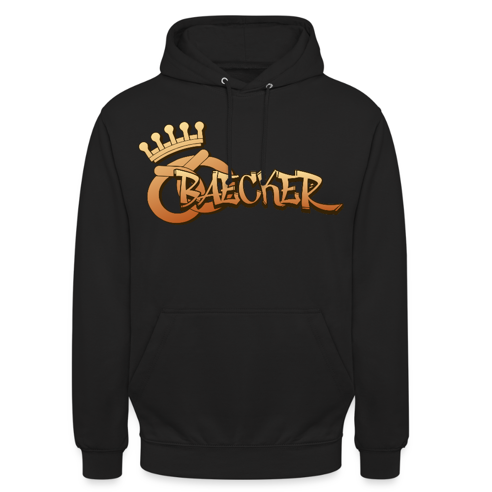 Unisex Hoodie "Bäcker" Schwarz Unisex Hoodie
