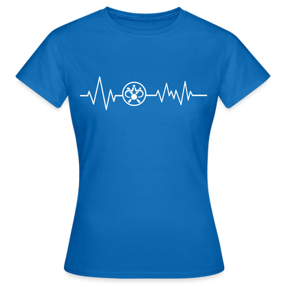 Frauen T-Shirt "Drechsler" Royalblau Frauen T-Shirt