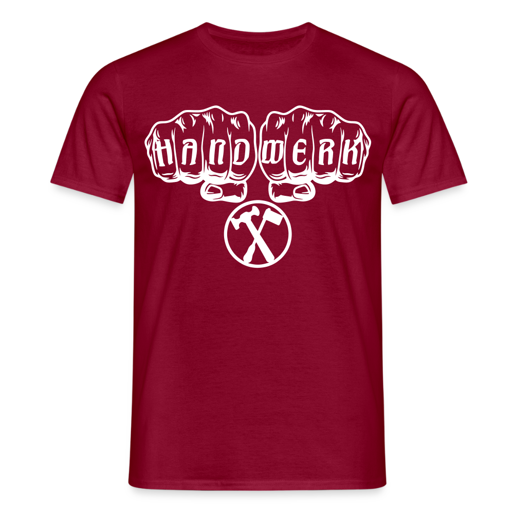 Unisex T-Shirt "Installateur" Ziegelrot Männer T-Shirt