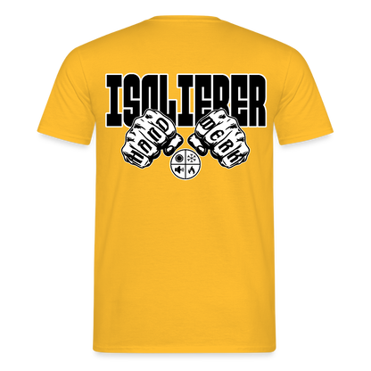 Unisex T-Shirt "Isolierer" Gelb Männer T-Shirt
