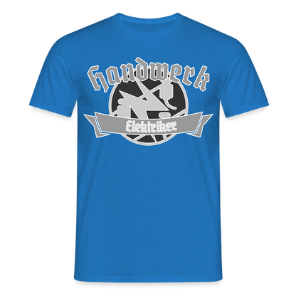 Unisex T-Shirt "Elektriker" Royalblau Männer T-Shirt