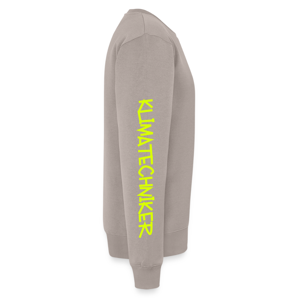 Unisex Premium Pullover "Klimatechniker" neongelb Männer Premium Pullover