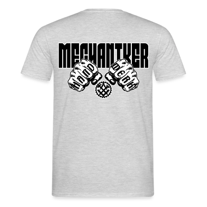 Unisex T-Shirt "Mechaniker" Grau meliert Männer T-Shirt
