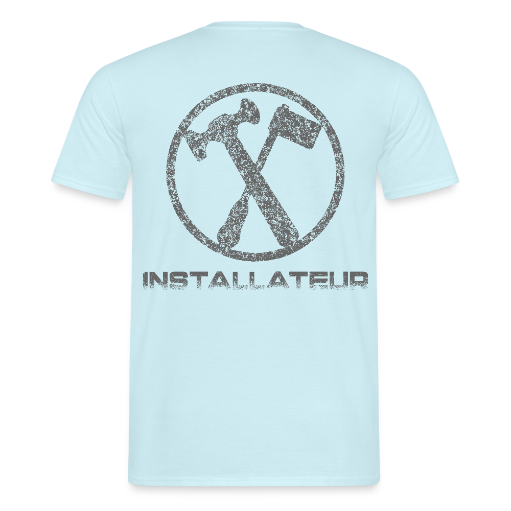 Unisex T-Shirt "Installateur" Sky Männer T-Shirt