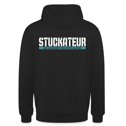 Unisex Hoodie HW-300 | MACHER "Stuckateur" Schwarz Unisex Hoodie {{ color }}