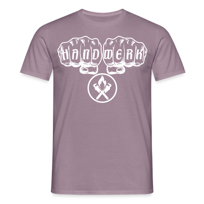 Unisex T-Shirt "Heizungsbauer" Lilagrau Männer T-Shirt