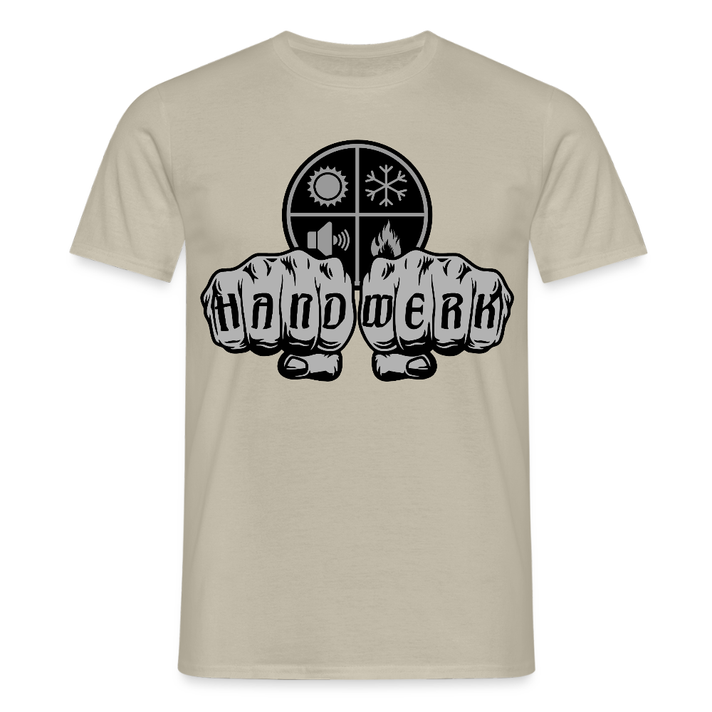 Unisex T-Shirt "Isolierer" Sandbeige Männer T-Shirt