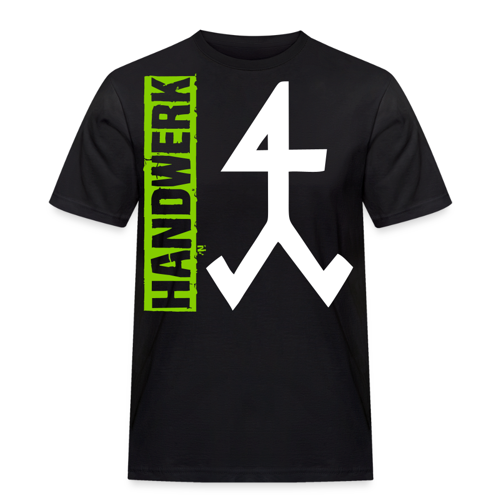 Unisex Workwear T-Shirt "Steinmetz" Schwarz Männer Workwear T-Shirt