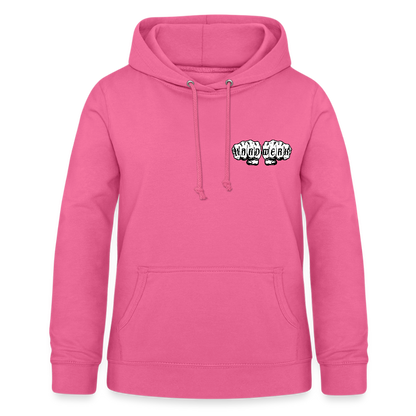 Frauen Hoodie "Gerüstbauerin" (beidseitig beruckt) - Pink