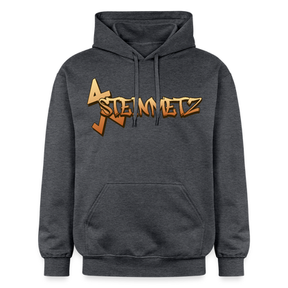 Gildan Unisex Softstyle® "Steinmetz" Dunkelgrau meliert Gildan Unisex Softstyle® Midweight Hoodie