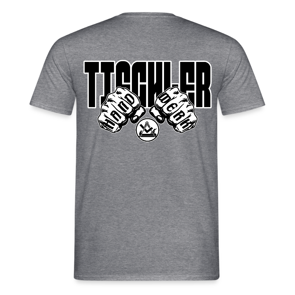 Unisex T-Shirt "Tischler" Graphit meliert Männer T-Shirt