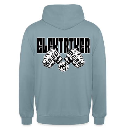 Unisex Hoodie "Elektriker" Nebelblau Unisex Hoodie