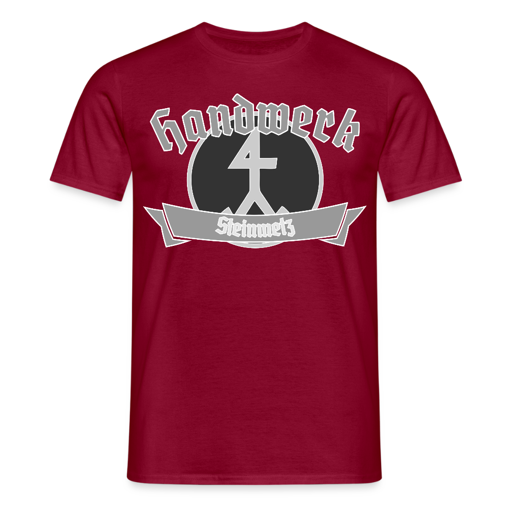 Unisex T-Shirt "Steinmetz" Ziegelrot Männer T-Shirt