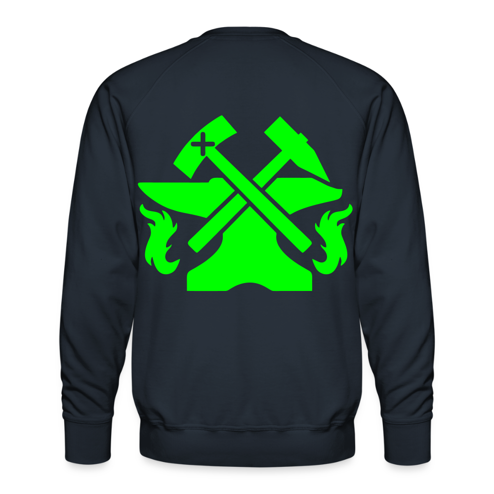 Unisex Premium Pullover "Metallbauer" neongrün Männer Premium Pullover