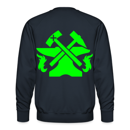 Unisex Premium Pullover "Metallbauer" neongrün Männer Premium Pullover