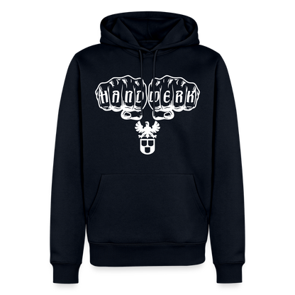 Männer Premium Hoodie "Maler" Navy Männer Premium Hoodie