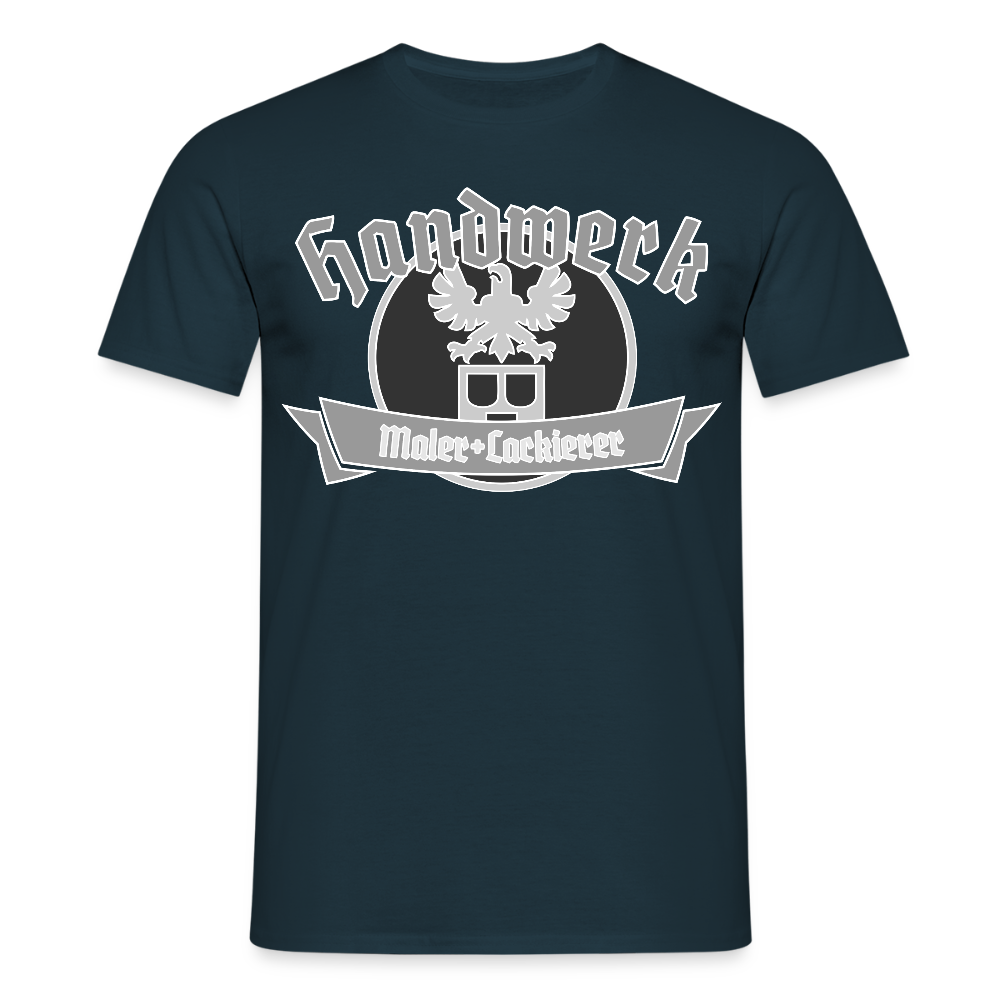 Unisex T-Shirt "Maler/Lackierer" Navy Männer T-Shirt